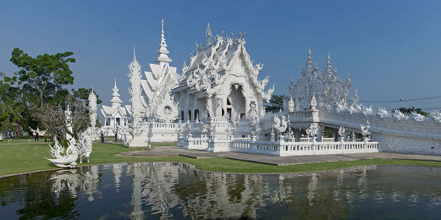 Bright Day In White Temple, Chiang Rai Wallpaper