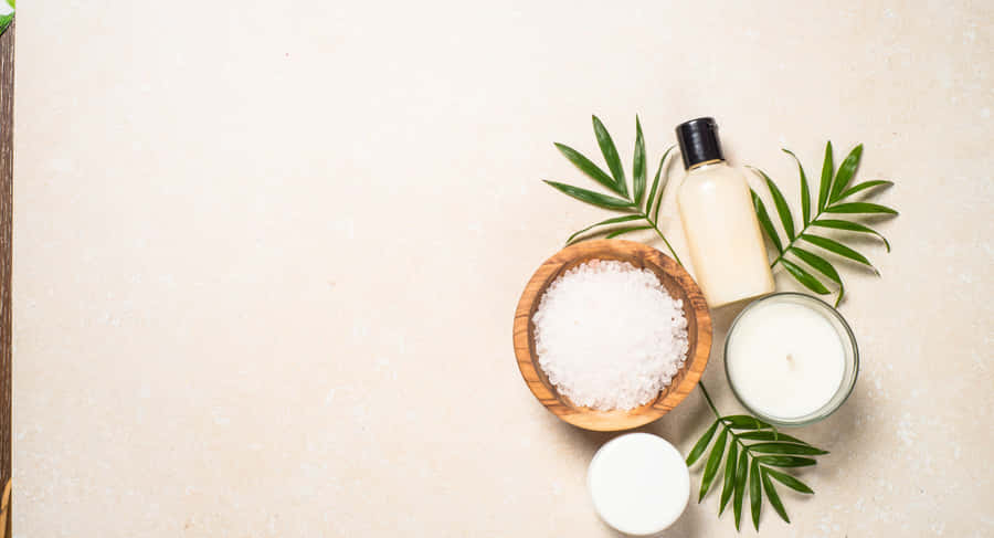 Bright Green Foliage Alongside A Lake In A Lush Forest. Wallpaper