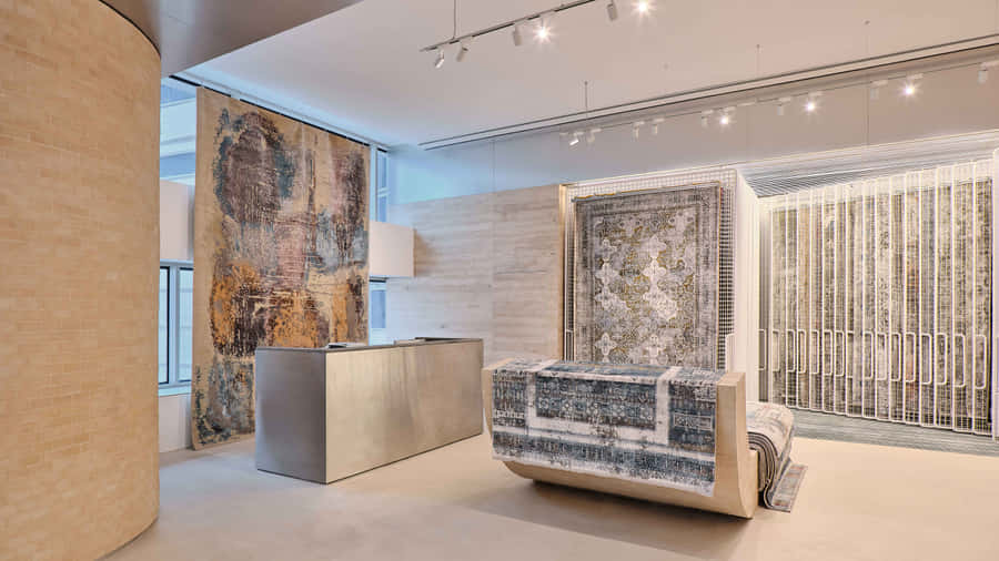 Bright Inscrutable Bedroom Design Wallpaper