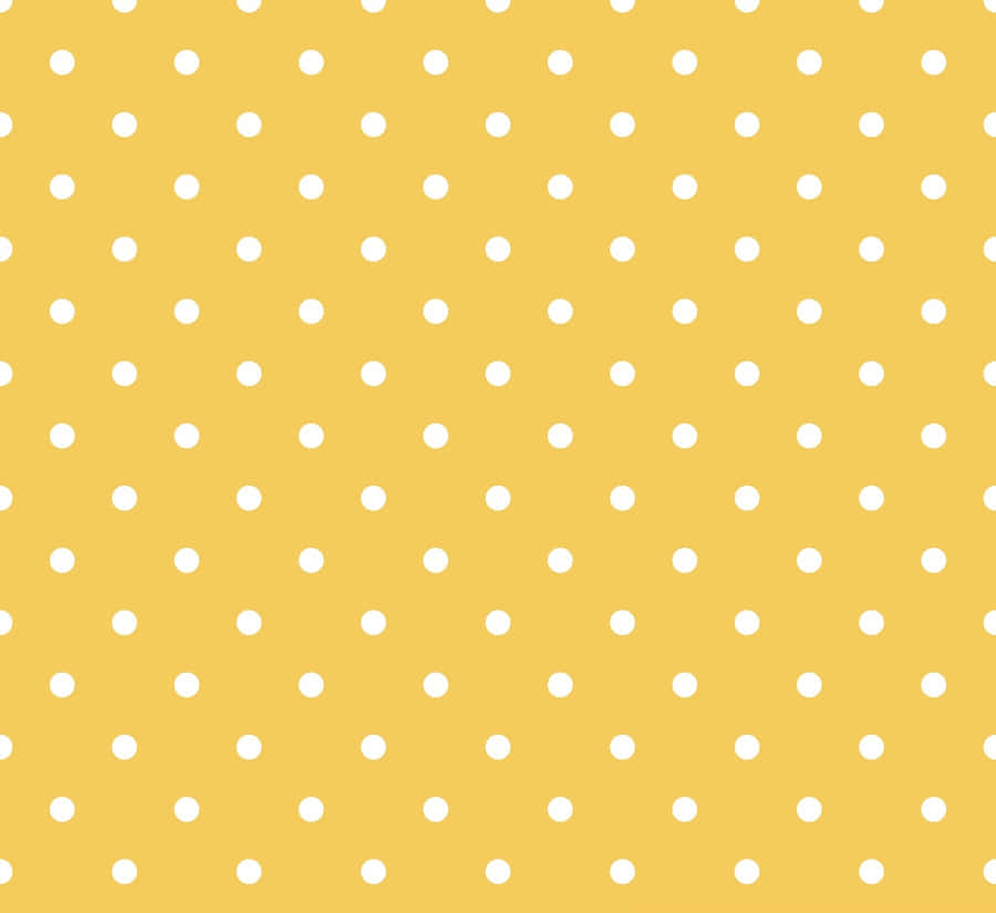 Bright Yellow Polka Dot Wallpaper Wallpaper