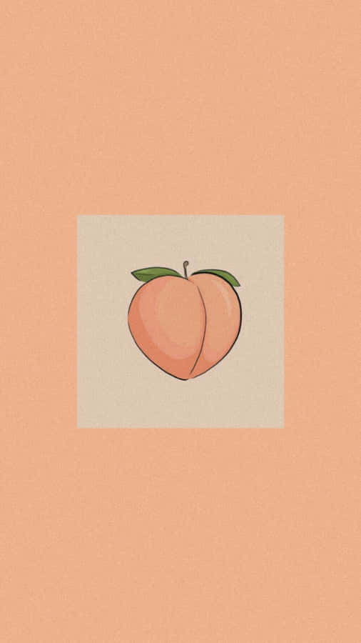 Brighten Up Any Room With An Orange And Peach Aesthetic. Wallpaper