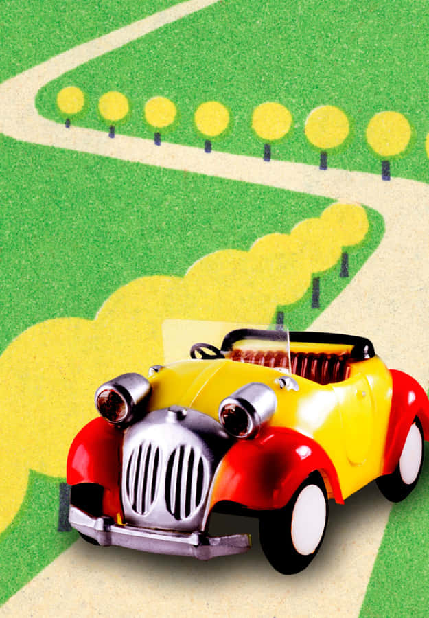 Brightly Colored Paint Blob Wallpaper