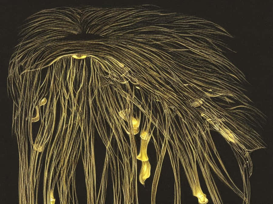 Brightly Lit Pathway Through Nature Wallpaper