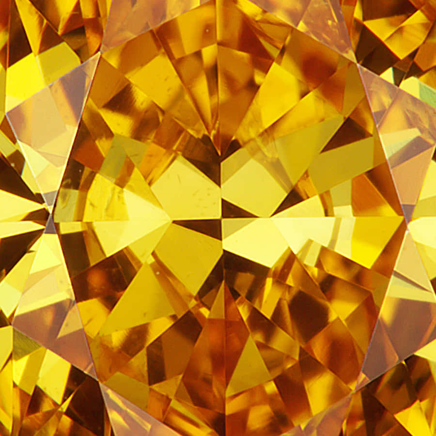 Brilliant Yellow Diamond Wallpaper