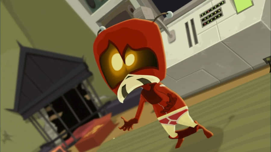 Bring Out The Super Evil With Voltar! Wallpaper