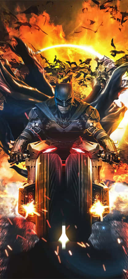 Bring The Dark Knight With You On Your Iphone Wallpaper