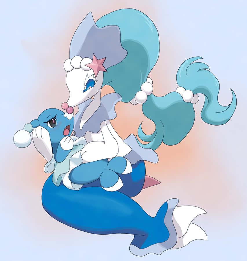 Brionne And Primarina - A Beautiful Bond Wallpaper