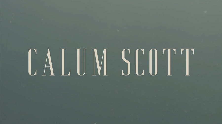 British Singer-songwriter, Calum Scott Wallpaper