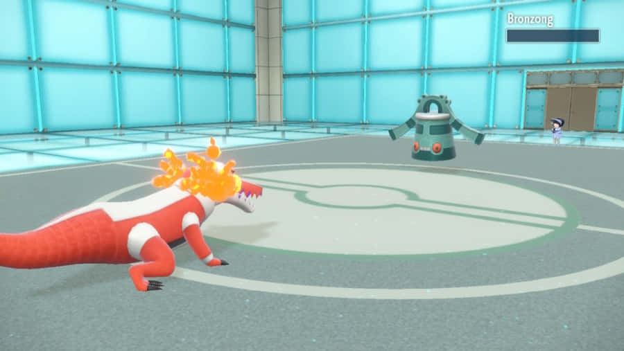 Bronzong Versus Skeledirge Wallpaper