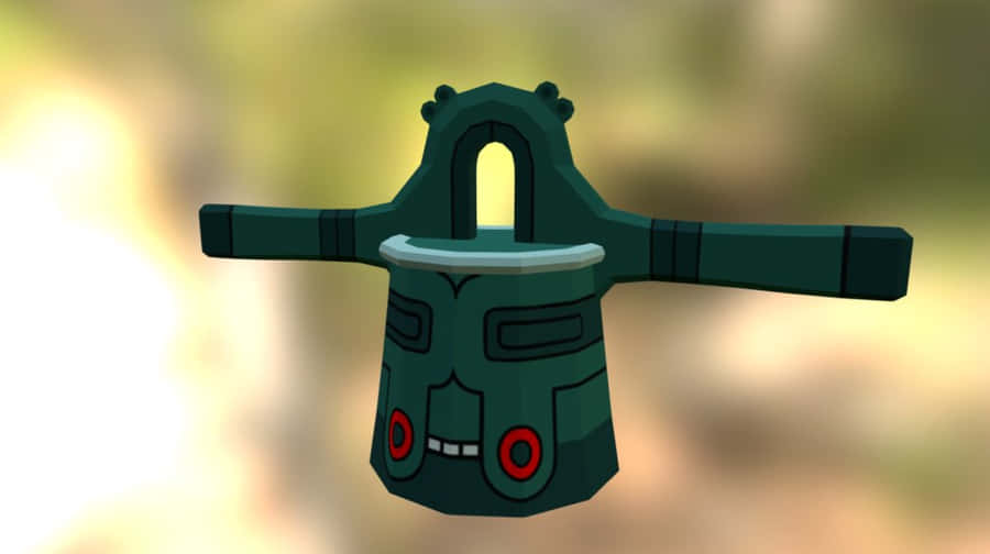 Bronzong With Stretched Arms Wallpaper