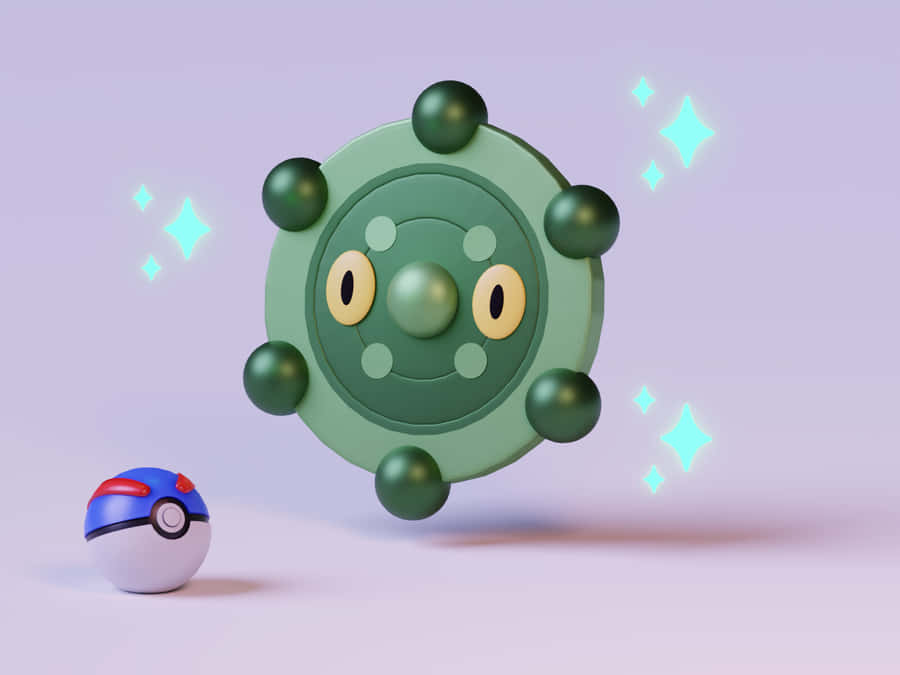 Bronzor Purple Background Wallpaper