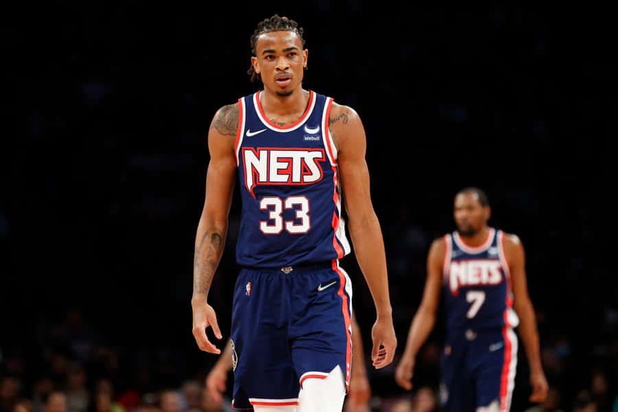 Brooklyn_ Nets_ Player_33_ Action_ Shot Wallpaper