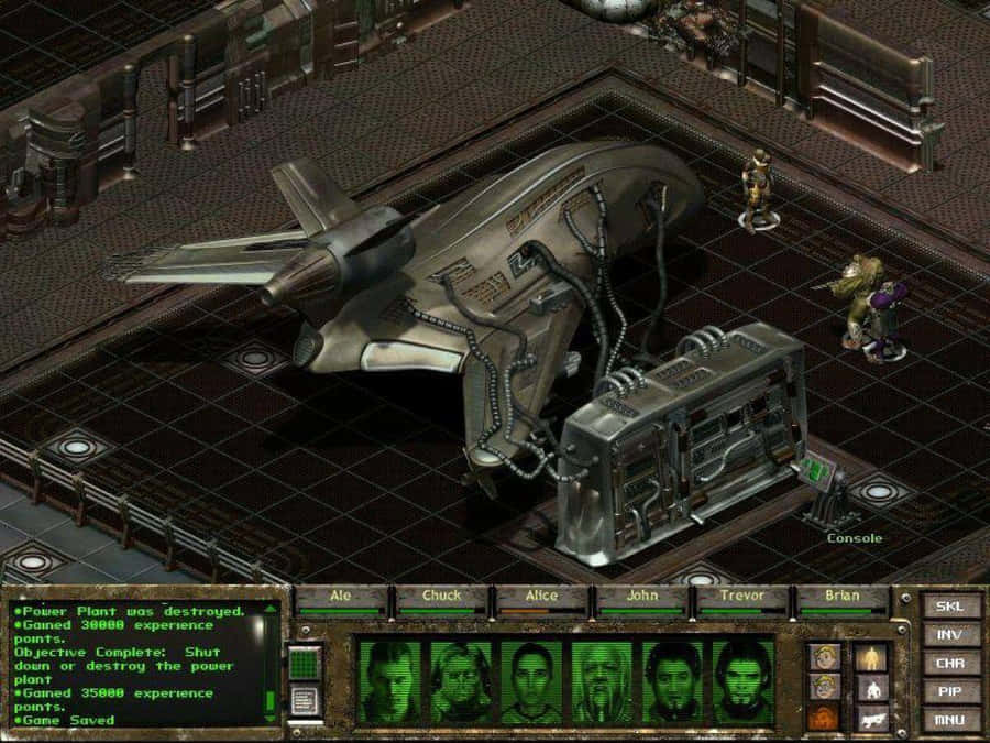 Brotherhood Of Steel Paladin Standing In The Wasteland Wallpaper