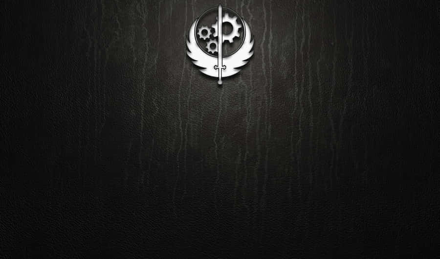 Brotherhood Of Steel Soldier In An Apocalyptic Wasteland Wallpaper