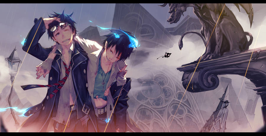 Brothers On A Mission - Yukio And Rin Okumura, Blue Exorcist Wallpaper