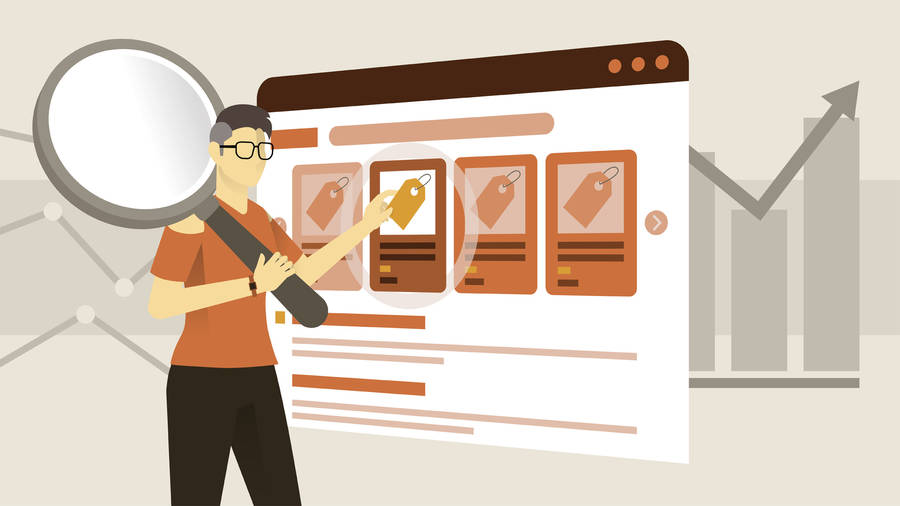 Brown Aesthetic Design Presentation Wallpaper