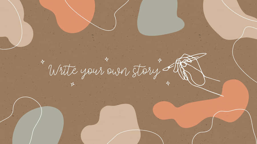 Brown Aesthetic Inspirational Desktop Wallpaper Wallpaper