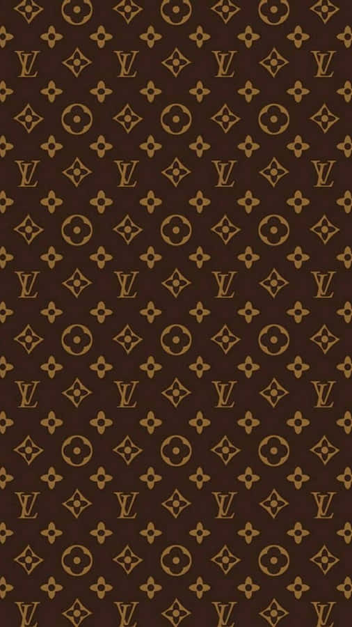 Brown Louis Vuitton Designer Wallpaper