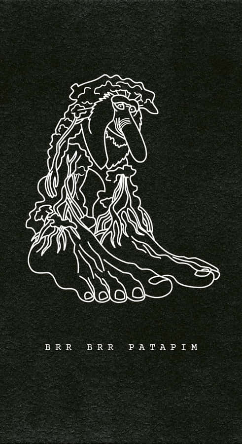 Brr Brr Patapim Character Wallpaper