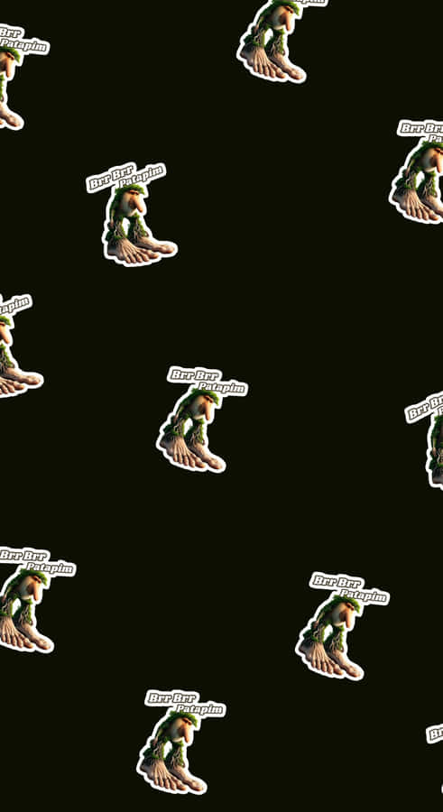 Brr Brr Patapim Pattern Wallpaper