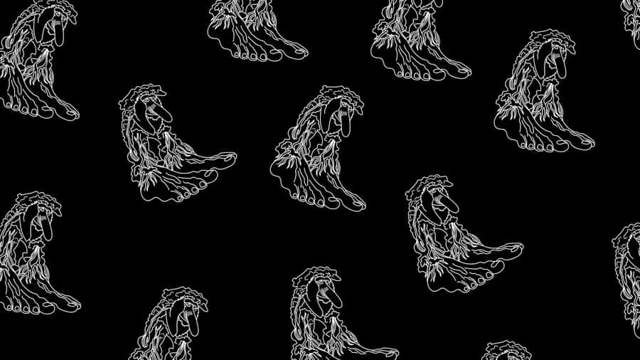 Brr Brr Patapim Pattern Wallpaper