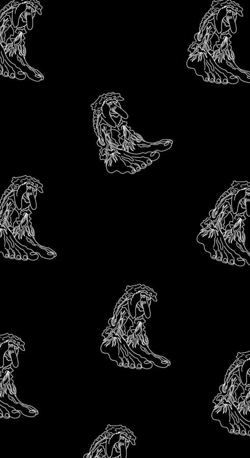 Brr Brr Patapim Pattern Wallpaper