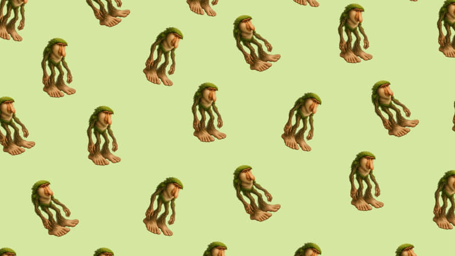 Brr Brr Patapim Pattern Wallpaper