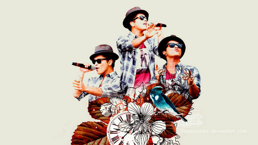 Bruno Mars - An Inspiration To Fans Everywhere Wallpaper