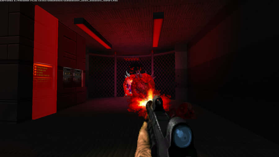 Brutal Doom Imminent Shooting Wallpaper