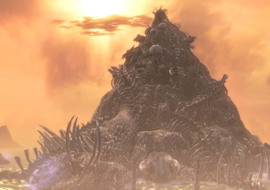 Brutal Legend Scene Skeleton Pile Wallpaper