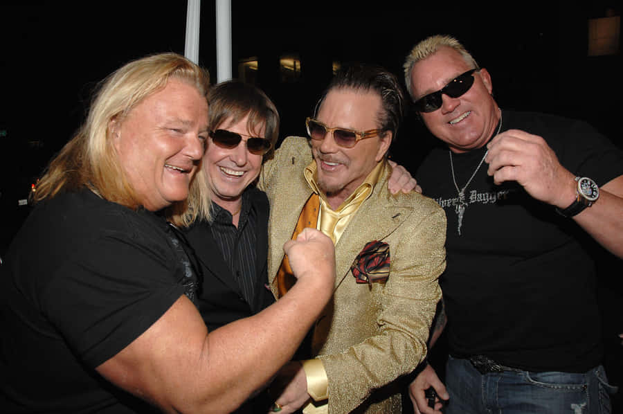 Brutus Beefcake At The Premier Of The Wrestlers Wallpaper