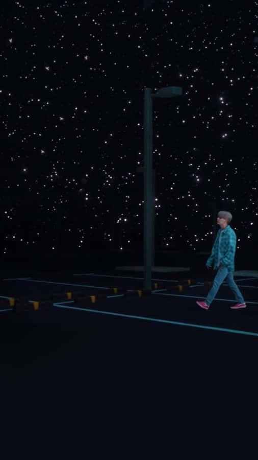 Bts Band Members Posing Together In An Mv Screenshot Wallpaper