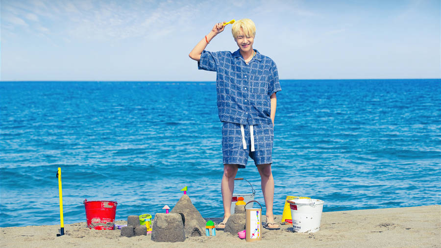Bts J-hope On The Beach Wallpaper