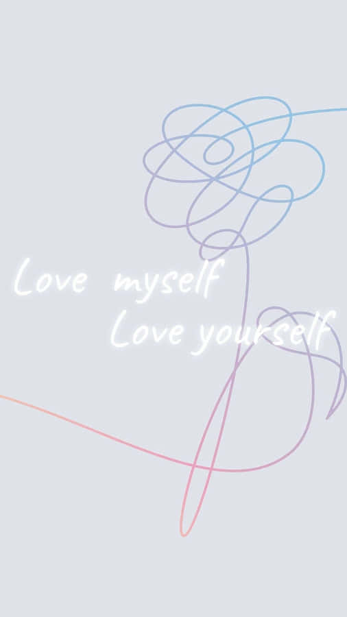 Bts Love Yourself - Embrace Your True Self Wallpaper