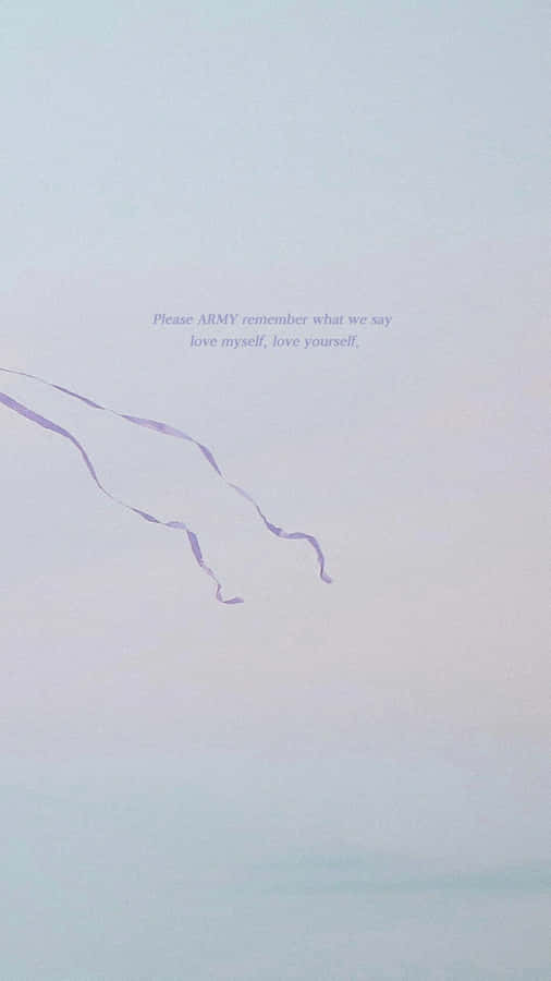 Bts Love Yourself Wallpaper | Express Your Love For Bts In A Unique Way! Wallpaper