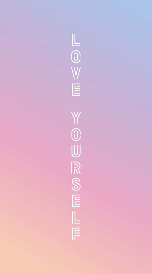 Bts Love Yourself Wallpaper: Inspirational And Vibrant Wallpaper