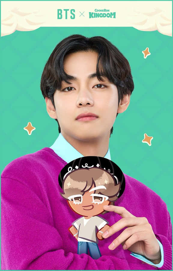 Bts Posing Together For An Endorsement Shoot Wallpaper