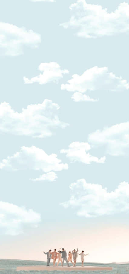 Bts Stunning Group Photo From Their Latest Music Video Wallpaper