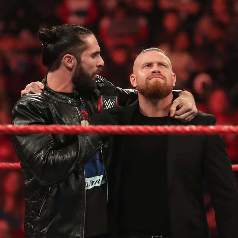 Buddy Murphy Welcomed By The Viking Raiders Wallpaper