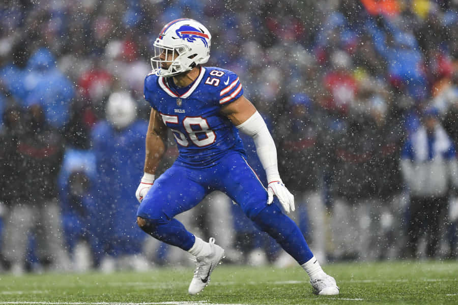 Buffalo Bills Linebackerin Action Wallpaper