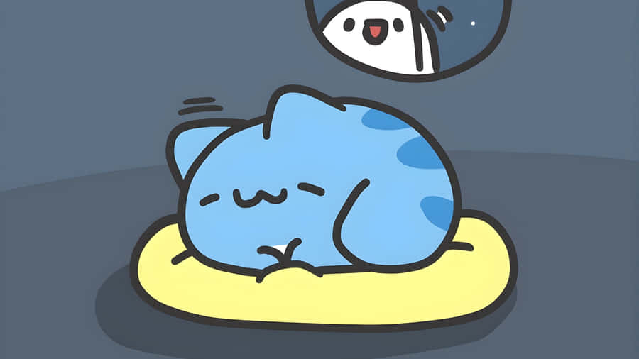 Bugcat Capoo Sleeping Peacefully Wallpaper