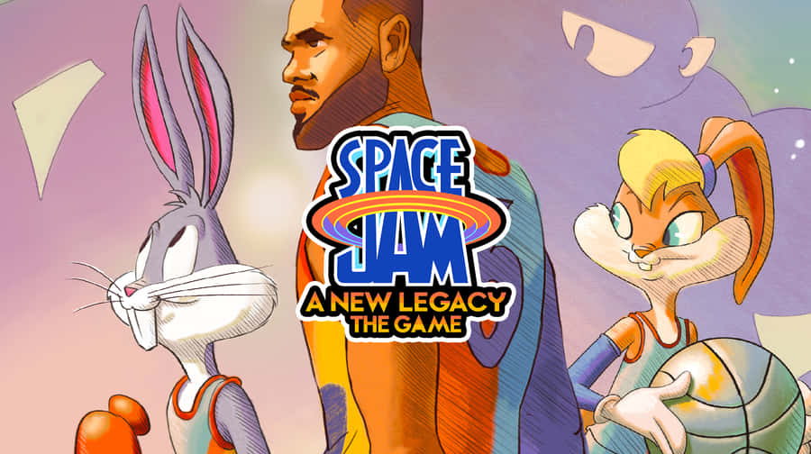 Bugs Bunny And Lola Bunny In Space Jam A New Legacy Wallpaper