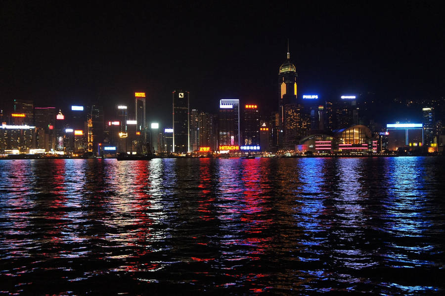 Building Lights Night City Wallpaper