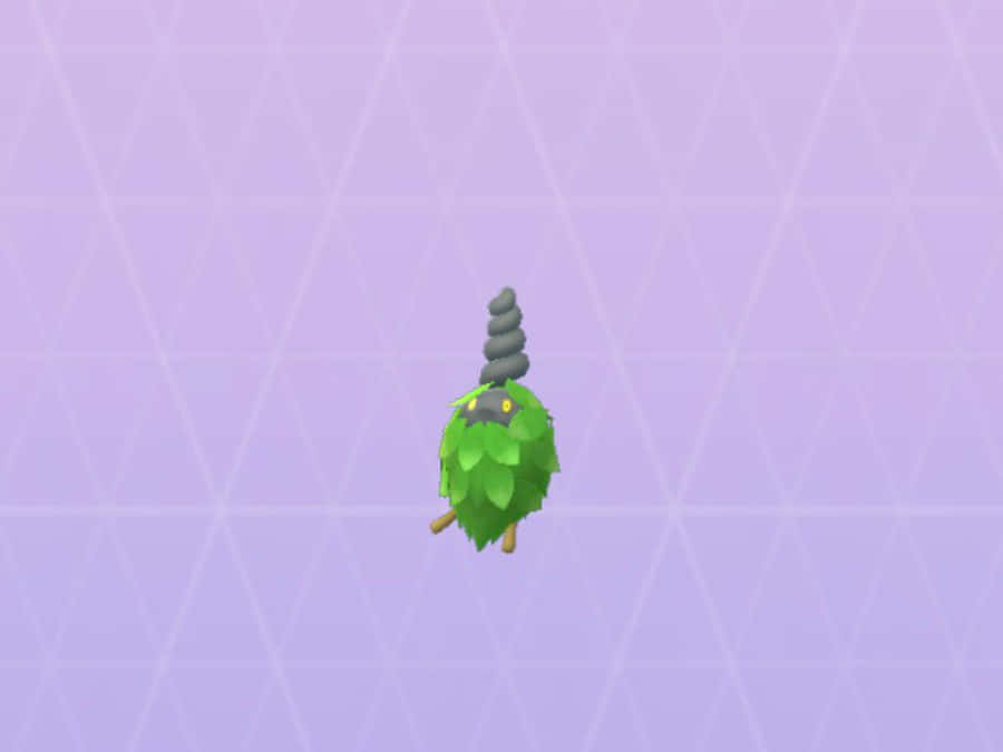 Burmy Purple Background Wallpaper