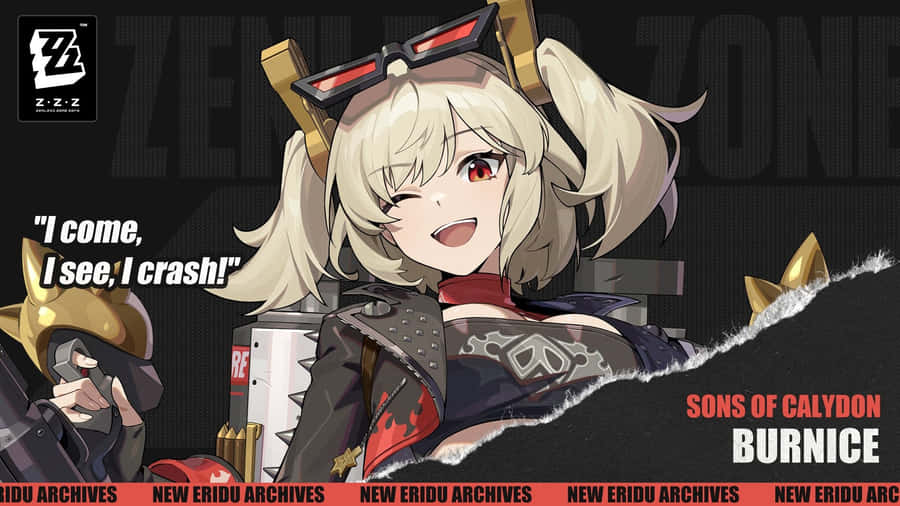 Burnice Zzz Character Spotlight Wallpaper