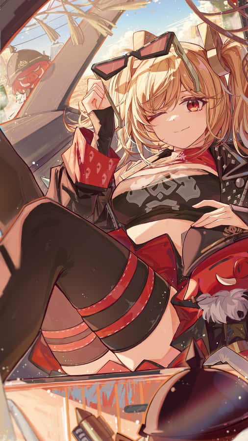 Burnice Zzz Stylish Casual Look Wallpaper