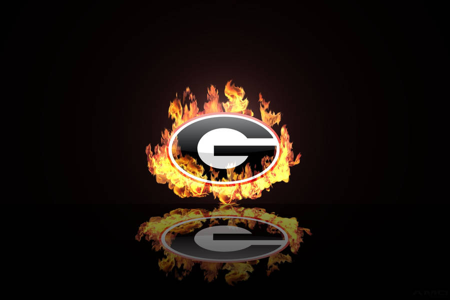 Burning Georgia Bulldogs Wallpaper