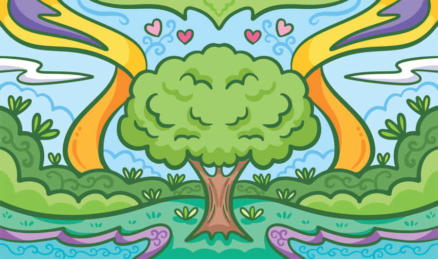 Burst Of Imagination - Young Artists At Work Wallpaper