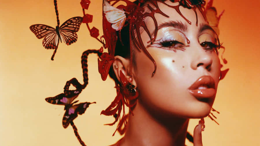 Butterfly_ Makeup_ Artistry Wallpaper