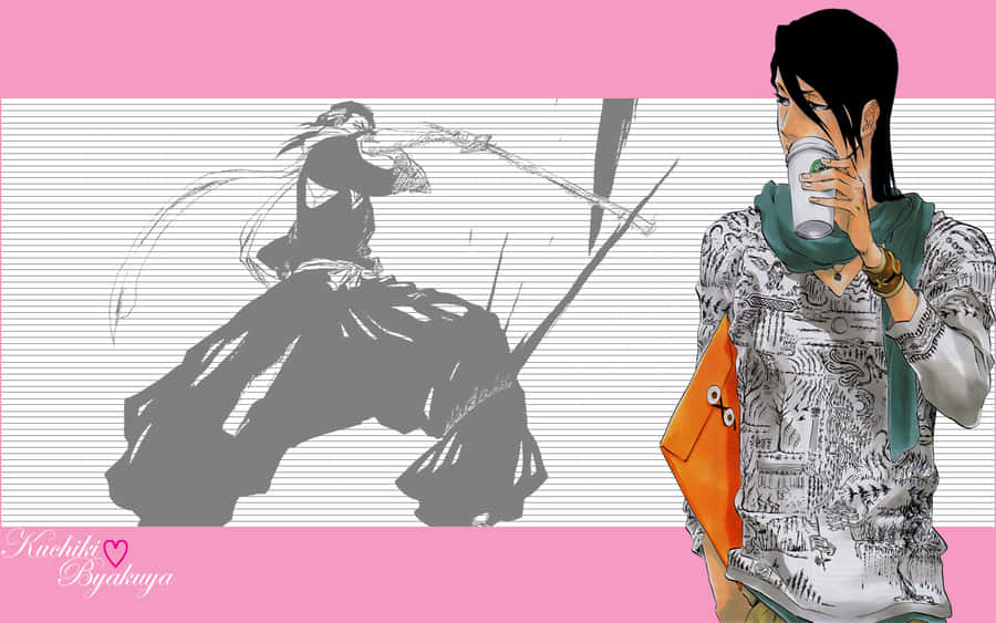 Byakuya Kuchiki - The Leader Of 6th Division In Gotei 13 Wallpaper